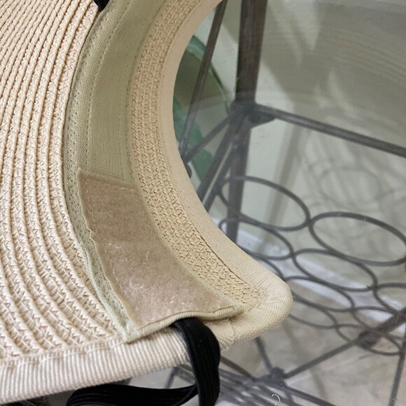 Furtalk Wrap Around Sun Visor Hat - Straw Adjustable Roll Up Packable - Size adj - Picture 8 of 8